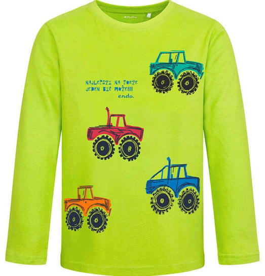 Koszulka Długim Rękawem chłopięca dziecięca 116 bawełna Monster truck Endo Endo