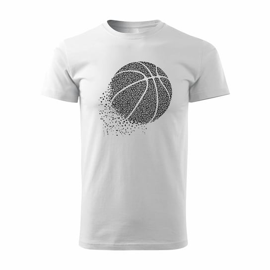 Koszulka do koszykówki basketball koszykówka do kosza męska biała REGULAR-S TUCANOS