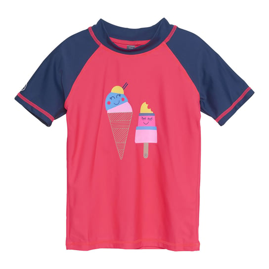 Koszulka do pływania dziecięca Color Kids Print różowa CO7201305380 122 cm Color Kids