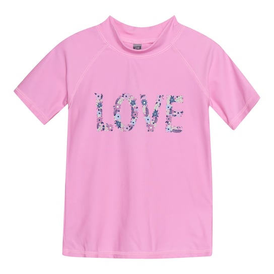 Koszulka Do Pływania Dziecięca Color Kids Print Różowa Co7201305708 104 cm Color Kids