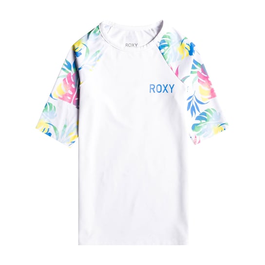 Koszulka Do Pływania Dziecięca Roxy Rash Vest Biała Ergwr03285-Wbb8 14 (Xl) Roxy