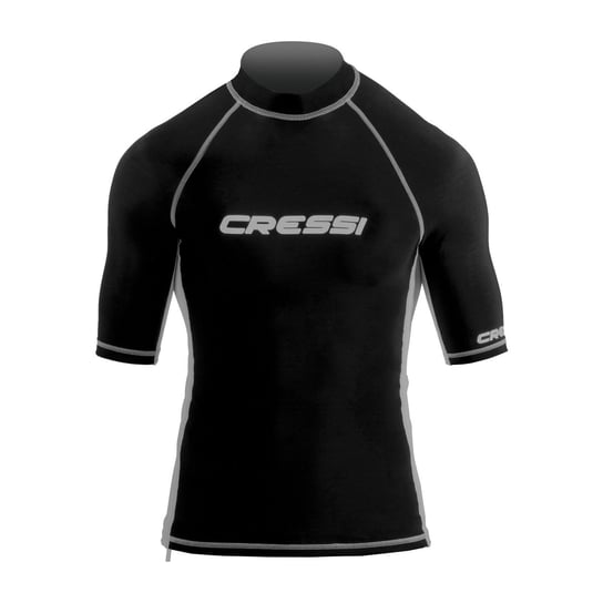 Koszulka Do Pływania Męska Cressi Rash Guard S/Sl Czarna Lw476702 S (48) CRESSI