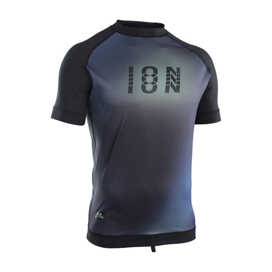 Koszulka do pływania męska ION Lycra Maze czarno-granatowa 48232-4231 48 (S) ION
