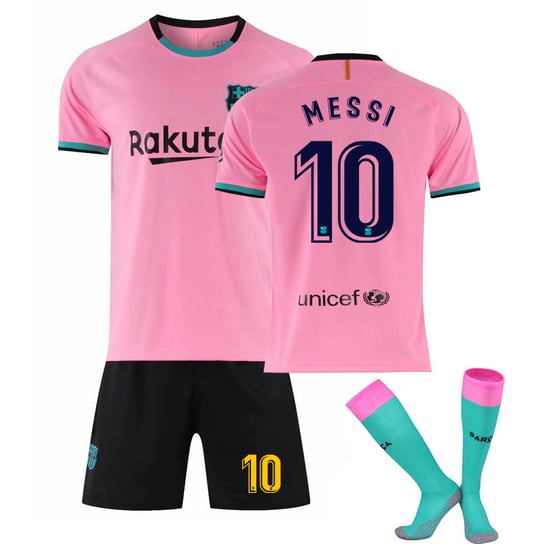 Koszulka domowa i wyjazdowa różowa nr 10 mecz drużynowy strój sportowy strój piłkarski dla mężczyzn-L ABC