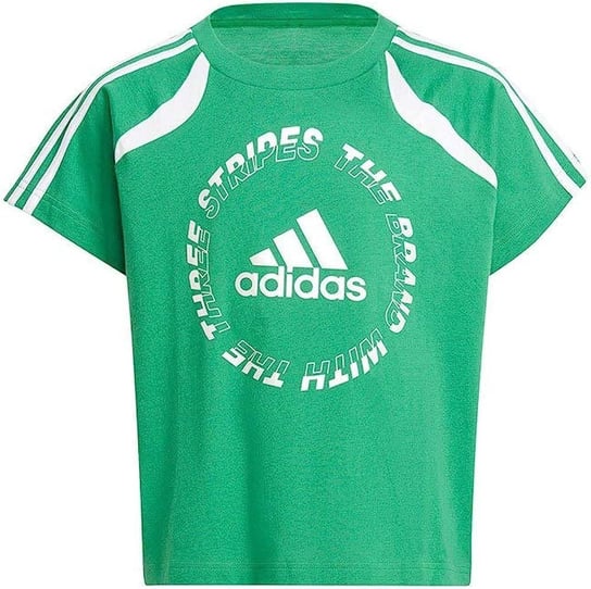 Koszulka dziecięca Adidas Bold zielona T-Shirt -110 Inna marka
