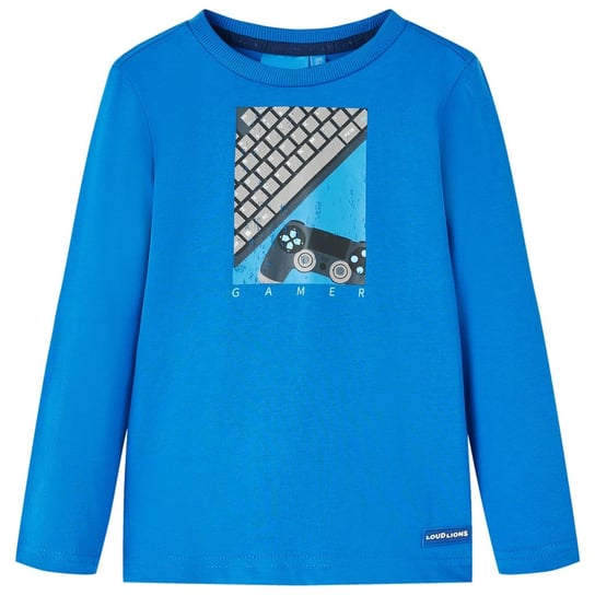 Koszulka dziecięca, błękit kobaltowy, 100% bawełna / AAALOE Inna marka