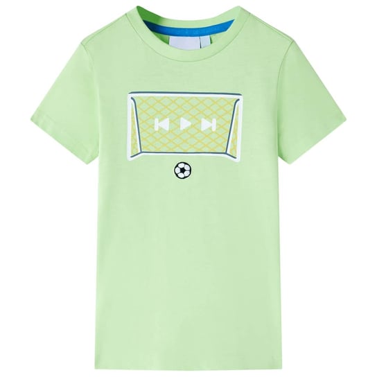 Koszulka dziecięca bramka limonkowa 140 (9-10 lat) Zakito Europe