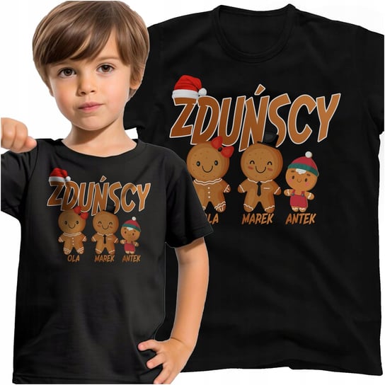 Koszulka Dziecięca Ciasteczkowa Rodzina Prezent Na Mikołajki Święta 3-4 Y4 Propaganda