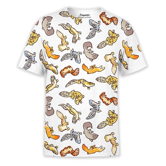 Koszulka dziecięca full print gekony-116 5made