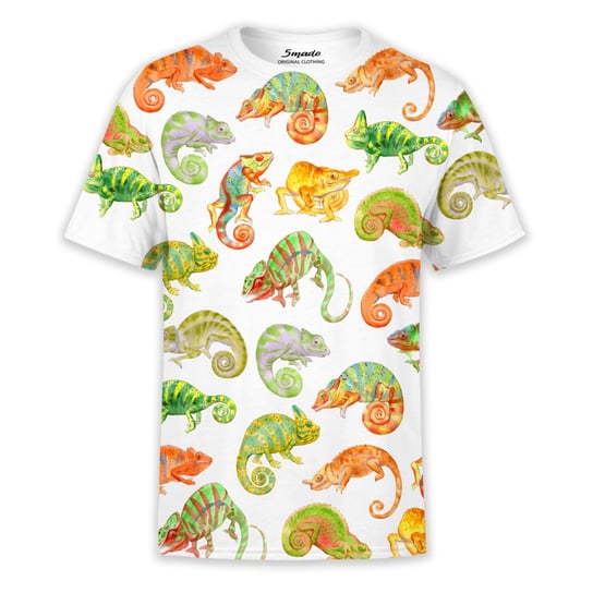Koszulka dziecięca full print kameleony-104 5made