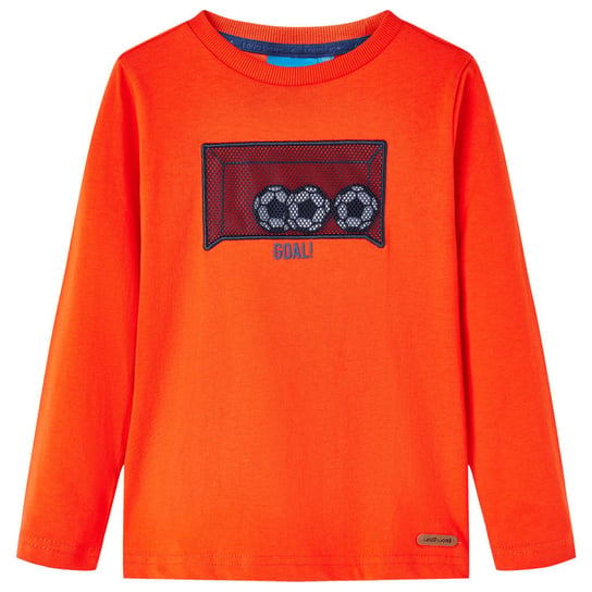 Koszulka dziecięca jasnopomarańczowa z nadrukiem b Zakito Europe