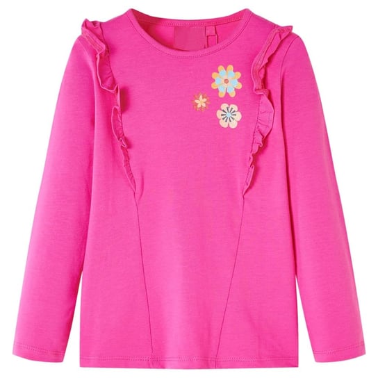 Koszulka Dziecięca Kwiaty 116 (5-6 lat) - Różowa Zakito Europe