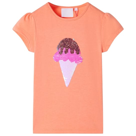 Koszulka dziecięca Magiczny lód neonowy pomarańcz Zakito Europe