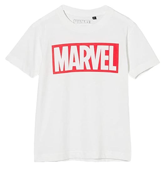 Koszulka dziecięca Marvel z nadrukiem biała -116 Inna marka