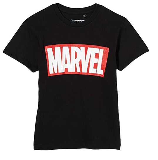 Koszulka dziecięca Marvel  z nadrukiem czarna -116 Inna marka
