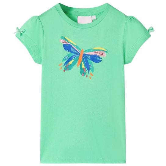 Koszulka dziecięca Motyl 140 jasnozielona 9-10 lat Inna marka