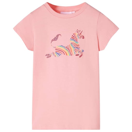 Koszulka dziecięca, różowa, 116 vidaXL