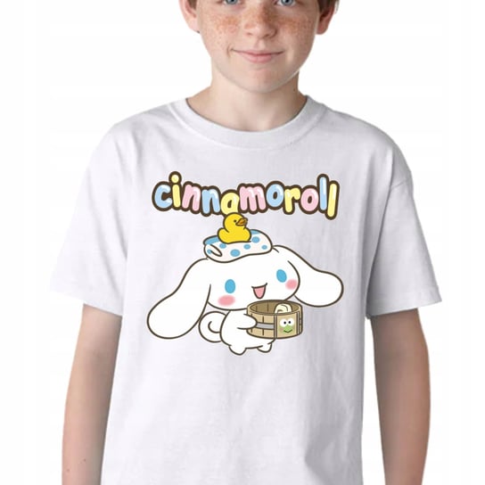 KOSZULKA DZIECIĘCA T-SHIRT CINNAMOROLL BAWEŁNA MANGA JAKOŚĆ 116 P125 JHK