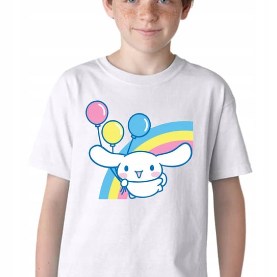 KOSZULKA DZIECIĘCA T-SHIRT CINNAMOROLL JAKOŚĆ MANGA BAWEŁNA 152 P123 JHK