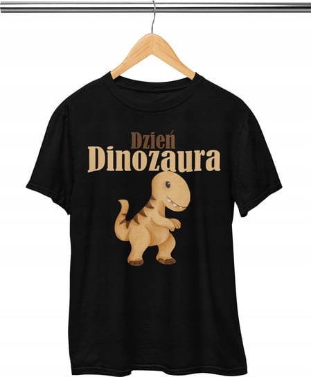 KOSZULKA DZIECIĘCA T-SHIRT - DZIEŃ DINOZAURA NIETYPOWE DNI - S 122-128 WORLD CASE