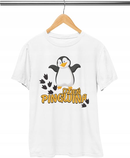 KOSZULKA DZIECIĘCA T-SHIRT - DZIEŃ PINGWINA PINGWIN - L 146-152 WORLD CASE