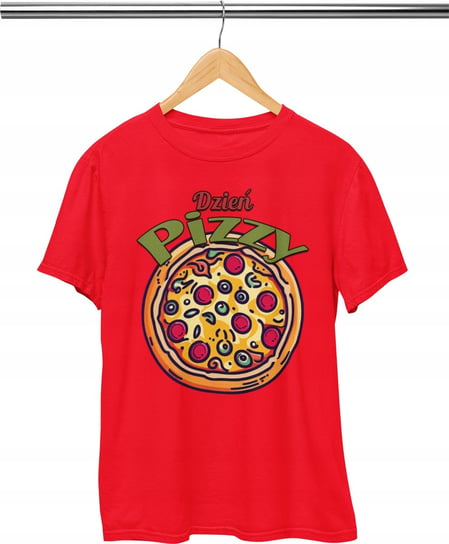 KOSZULKA DZIECIĘCA T-SHIRT - DZIEŃ PIZZY PIZZA NIETYPOWE DNI - M 134-140 WORLD CASE