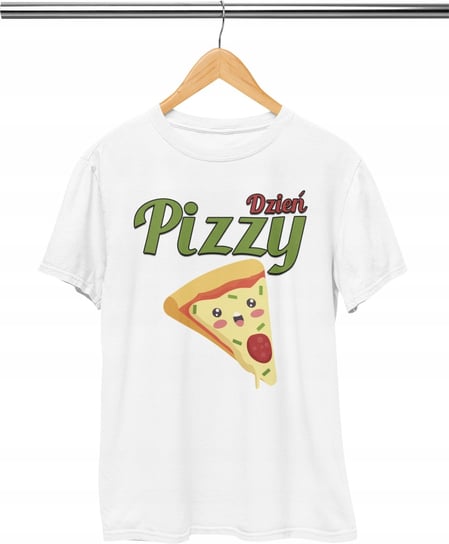 KOSZULKA DZIECIĘCA T-SHIRT - DZIEŃ PIZZY PIZZA NIETYPOWE DNI - M 134-140 WORLD CASE