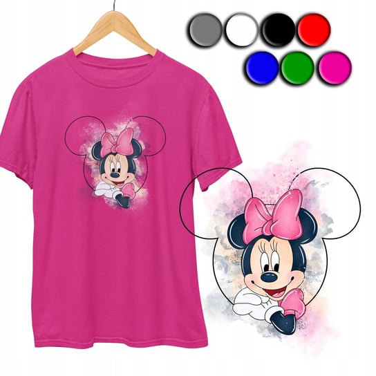 KOSZULKA DZIECIĘCA T-SHIRT Z NADRUKIEM - MYSZKA MINNIE MINI - XL 158-164 WORLD CASE