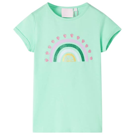Koszulka dziecięca Tęczowe truskawki 92 jasnozielo Inna marka