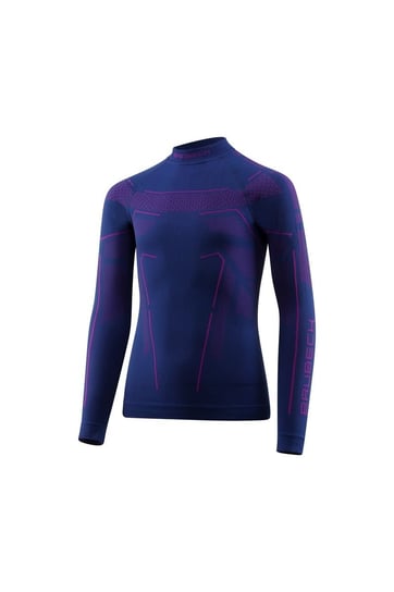 KOSZULKA DZIECIĘCA THERMO JUNIOR LS16120-JEANS-VIOLET 134_128_134 BRUBECK