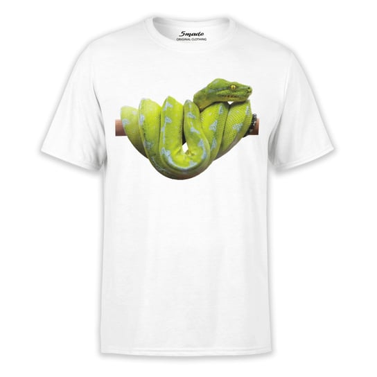 Koszulka dziecięca wąż pyton zielony-104 5made