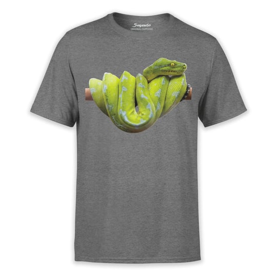 Koszulka dziecięca wąż pyton zielony-128 5made