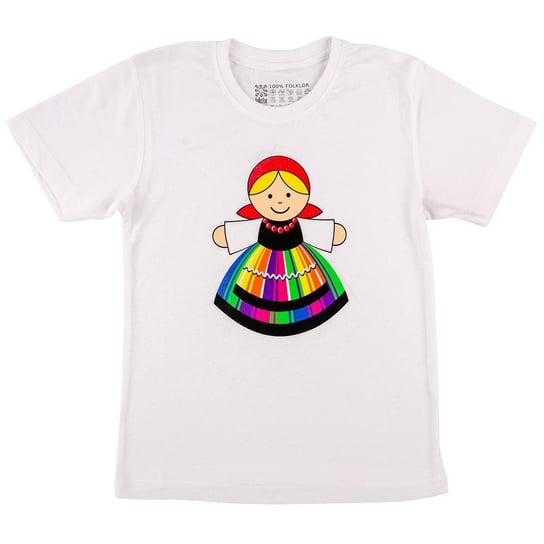 Koszulka dziecięca z krótkim rękawem Folkstar - Łowiczanka 1l Folkstar