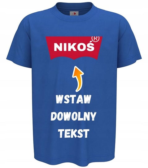 Koszulka dziecięca z nadrukiem dowolnym własnym napisem parodia t-shirt Inna marka