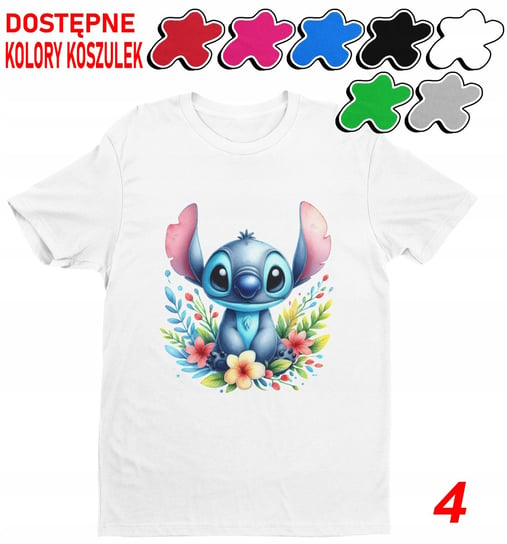 KOSZULKA DZIECIĘCA Z NADRUKIEM STITCH STICH ANGEL DUŻO WZORÓW -L 146-152 Inna marka