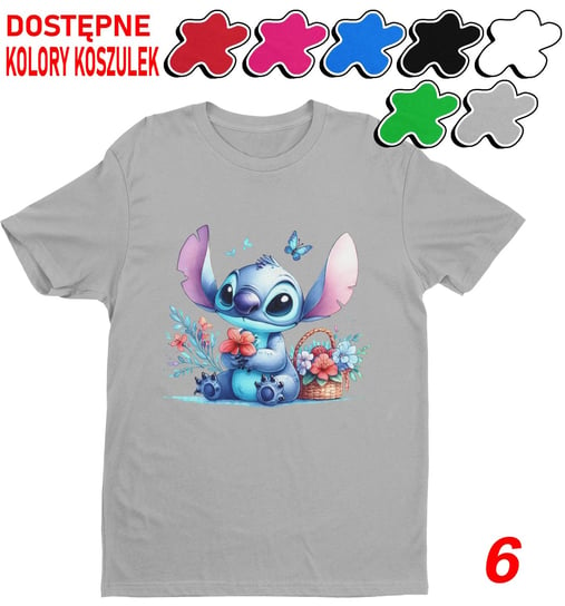 KOSZULKA DZIECIĘCA Z NADRUKIEM STITCH STICH ANGEL DUŻO WZORÓW -L 146-152 Inna marka