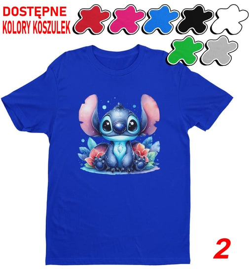 KOSZULKA DZIECIĘCA Z NADRUKIEM STITCH STICH ANGEL DUŻO WZORÓW -S 122-128 Inna marka