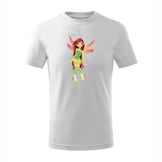 Koszulka dziecięca z wróżką wróżka z wróżkami biała-110 cm/4 lata TUCANOS