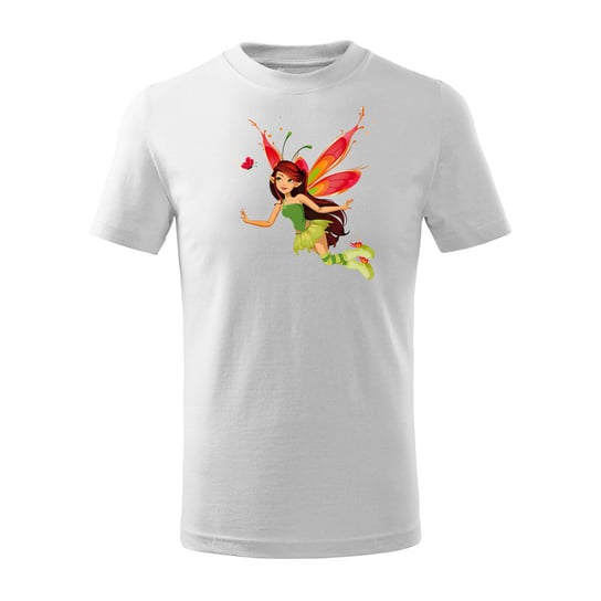 Koszulka dziecięca z wróżką wróżka z wróżkami biała-134 cm/8 lat TUCANOS