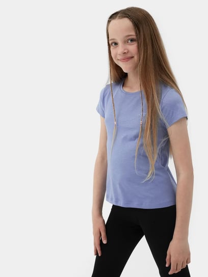 Koszulka Dziewczęca 4F T-Shirt Bawełna 128 4F