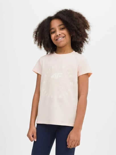 Koszulka Dziewczęca 4F T-Shirt Bawełna 140 4F