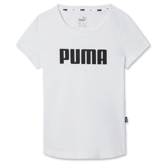 Koszulka dziewczęca Puma ESS biała 84758601-128 Puma