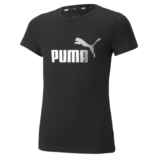 Koszulka dziewczęca Puma ESS+ LOGO czarna 84695301-110 Puma