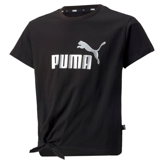 Koszulka dziewczęca Puma ESS+ LOGO KNOTTED czarna 84695601-128 Puma