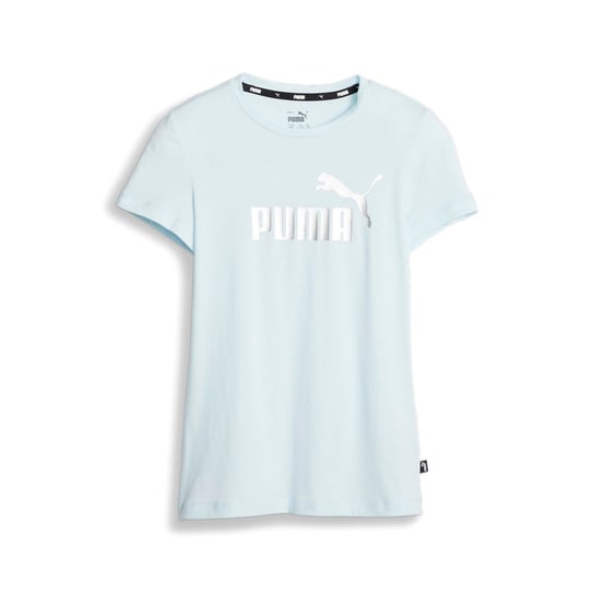 Koszulka dziewczęca Puma ESS+ LOGO niebieska 84695369-128 Puma