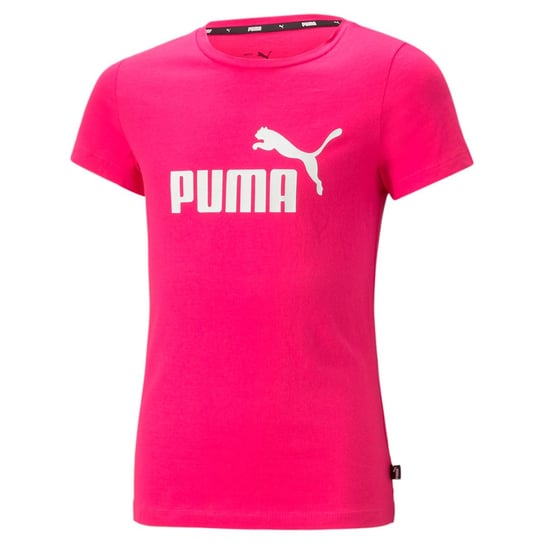 Koszulka dziewczęca Puma ESS LOGO różowa 58702964-176 Puma