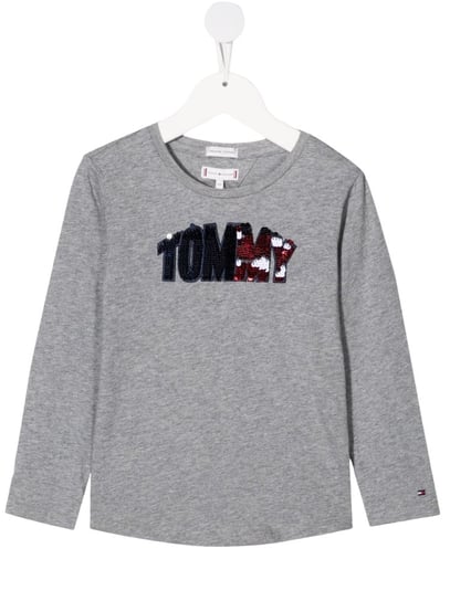 Koszulka dziewczęca Tommy Hilfiger Flip Sequins bluzka-164 Inna marka