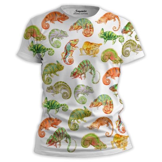 Koszulka full print kameleony-S 5made