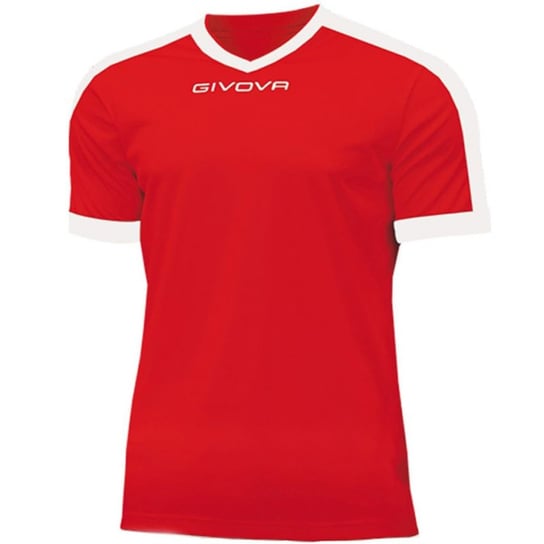 Koszulka Givova Revolution Interlock M MAC04 (kolor Biały. Czerwony, rozmiar 2XS) Givova