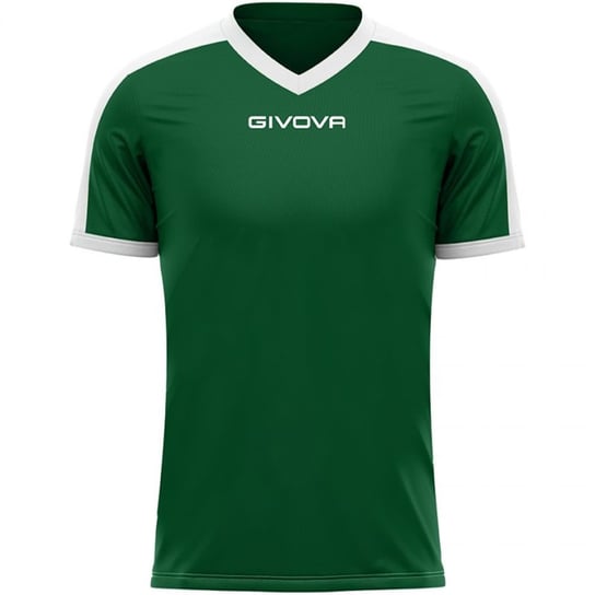 Koszulka Givova Revolution Interlock M MAC04 (kolor Biały. Zielony, rozmiar 2XS) Givova